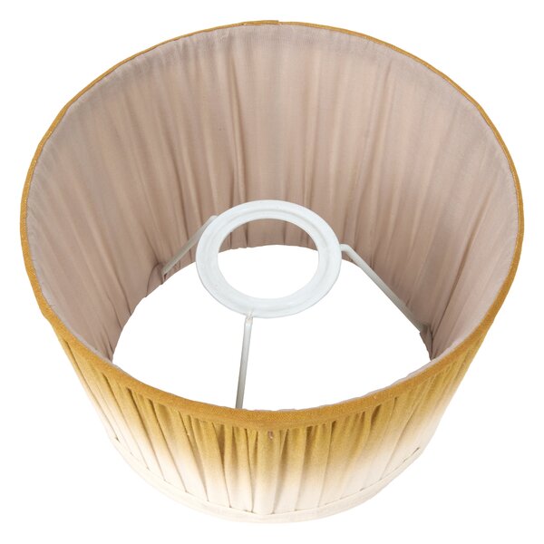 Scallop Ombre Soft Pleated Tapered Lamp Shade