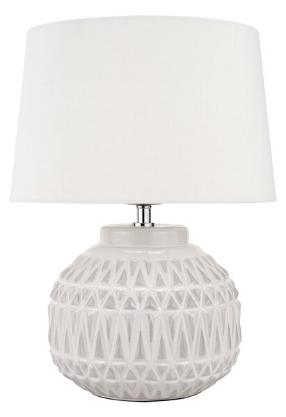 Anneli Aztec Texture Ceramic Table Lamp