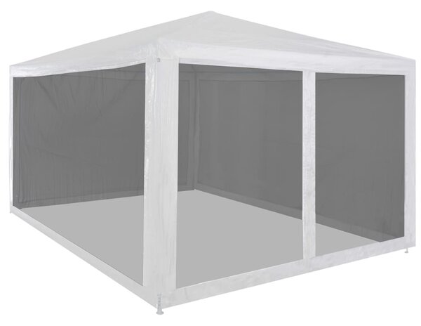 Party Tent with 4 Mesh Sidewalls 4x3 m