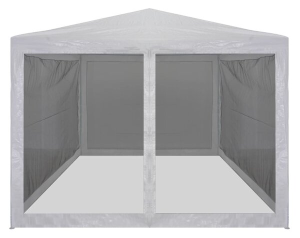 Party Tent with 4 Mesh Sidewalls 4x3 m