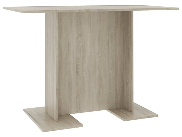 Dining Table Sonoma Oak 110x60x75 cm Engineered Wood