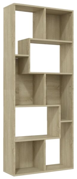 Book Cabinet Sonoma Oak 67x24x161 cm Engineered Wood