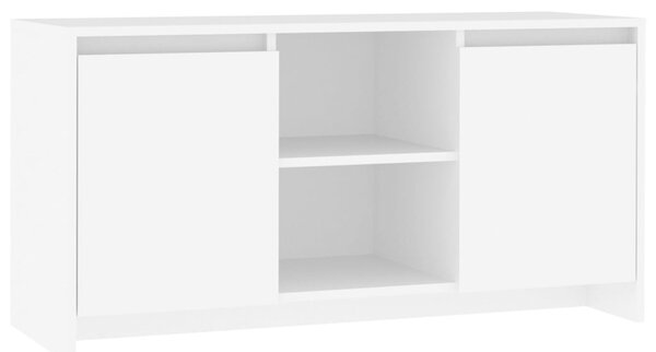 TV Cabinet White 102x37.5x52.5 cm Engineered Wood