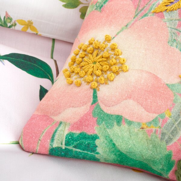 RHS Cottage Meadow Square Cushion