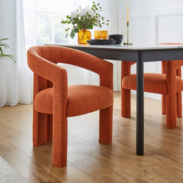 Lucilla Dining Chair, Boucle