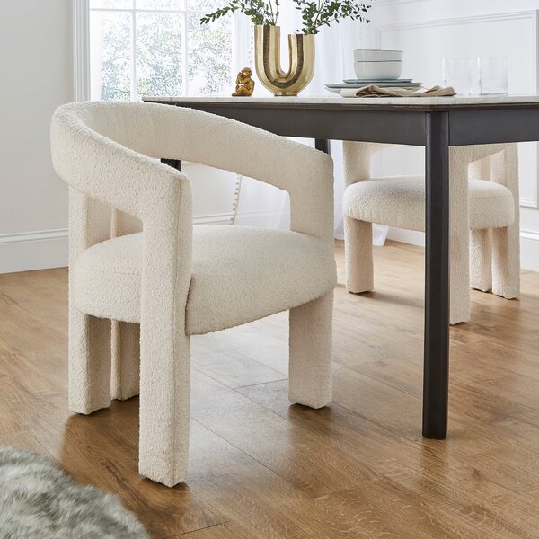 Lucilla Dining Chair, Boucle