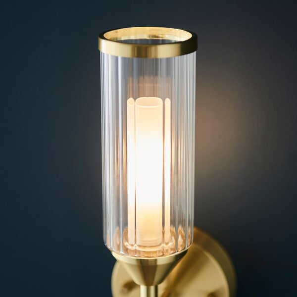 Vogue Bailey Ribbed Wall Light