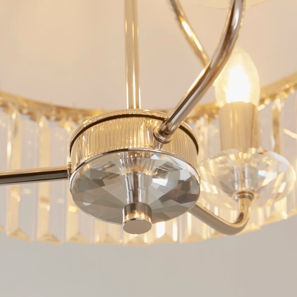 Vogue Balmoral 3 Light Semi Flush Chandelier