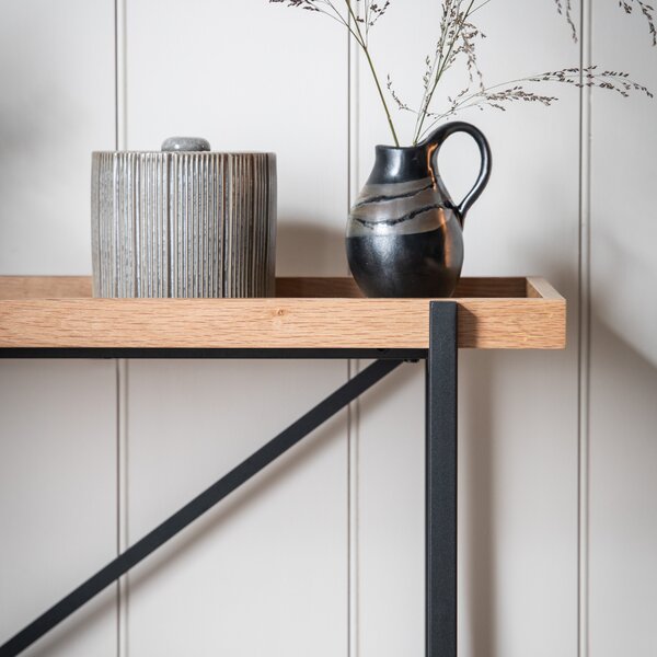 Newark Console Table, Light Wood