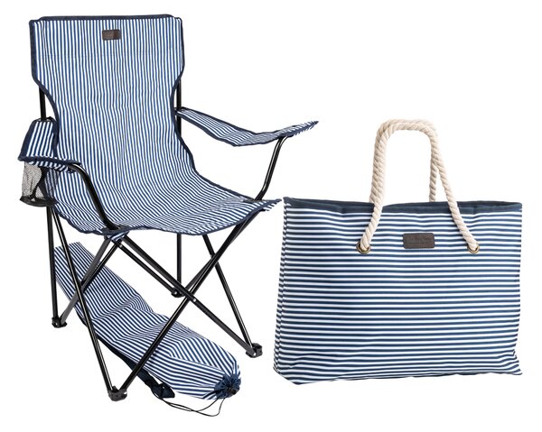 Three Rivers Foldaway Camping Chair and 20L Insulated Shoulder Tote