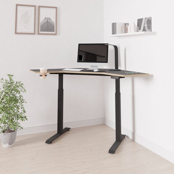 Gino Corner Height Adjustable Desk