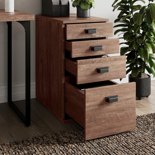 Fulton 4 Drawers Storage Unit, Pine