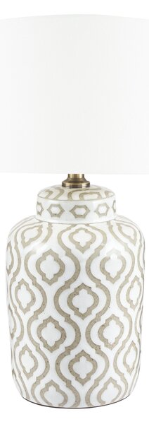 Celia Patterned Ceramic Table Lamp