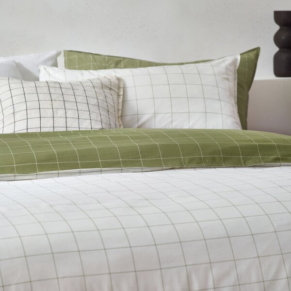 Yard Howarth Check Duvet Cover and Pillowcase Set