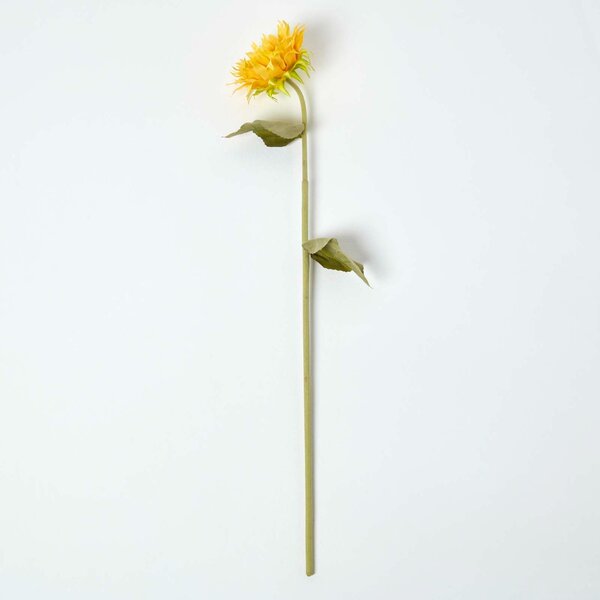 Homescapes Artificial Sunflower Single Stem 80 cm