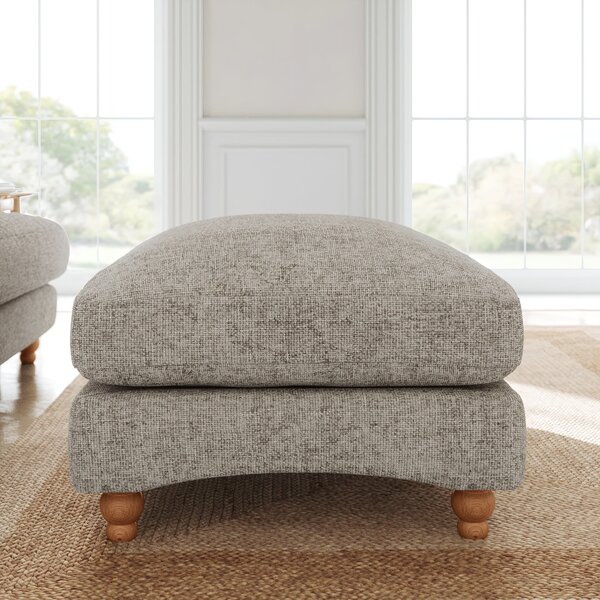 Martha Chunky Chenille Footstool