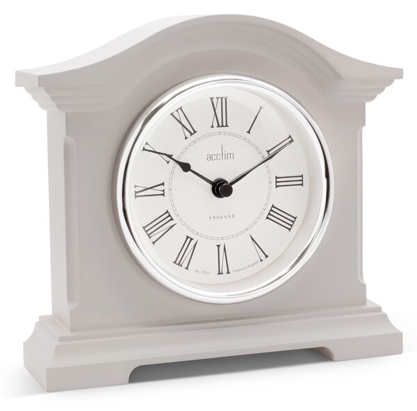 Acctim Cliffburn Taupe Mantel Clock