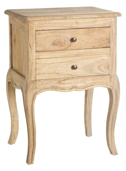 Nightstand 50 x 40 x 70 cm Natural Mindi wood