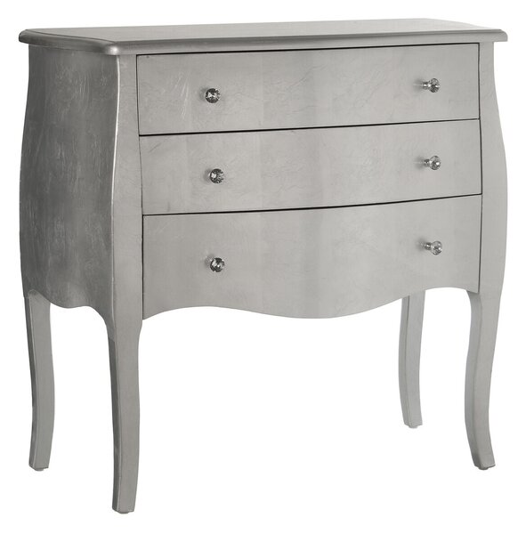 Chest of drawers Alexandra House Living Silver Wood 85 x 80 x 40 cm