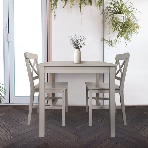 Malaren 2 Seater Dining Set, Grey