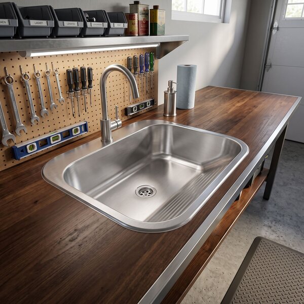 Utility sink 201 Brushed Stainless Steel