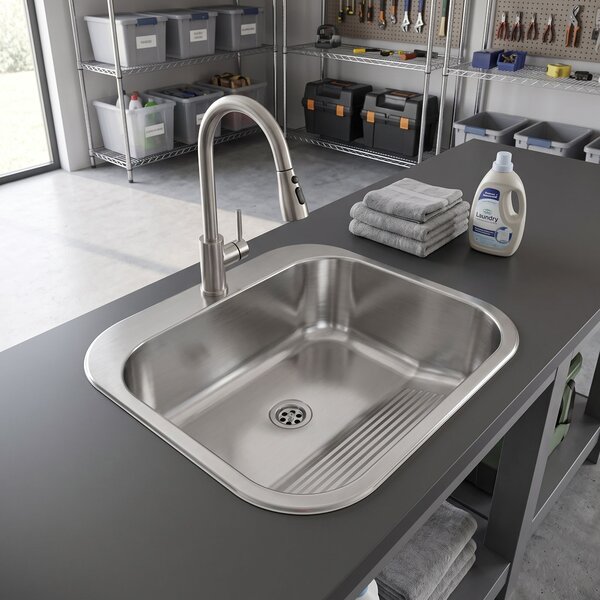 Utility sink 201 Brushed Stainless Steel