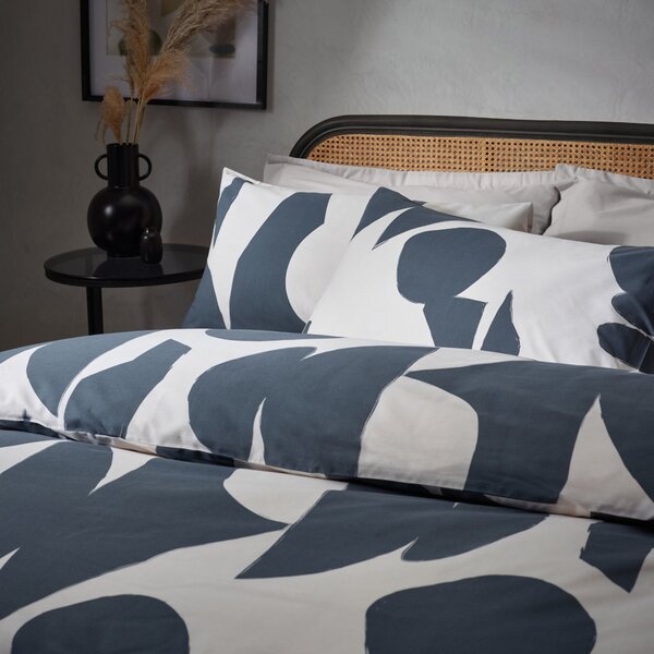 HÖEM Meta Cotton Rich Duvet Cover & Pillowcase Set