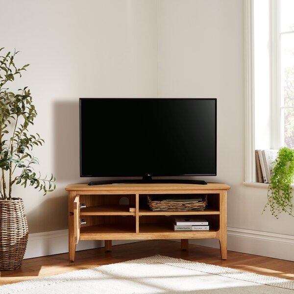 Churchgate Walton Corner TV Unit for TVs up to 42", Oak