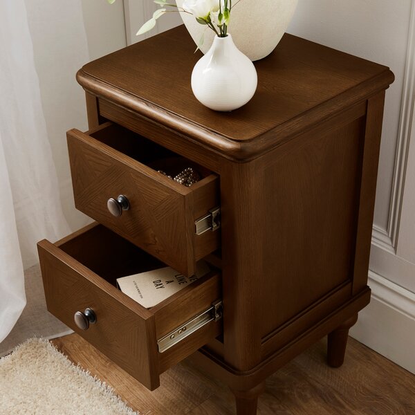 Boulton 2 Drawer Bedside Table