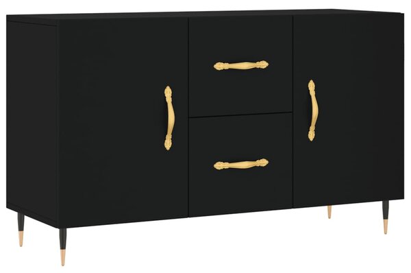 Sideboard Black 100x36x60 cm Engineered Wood