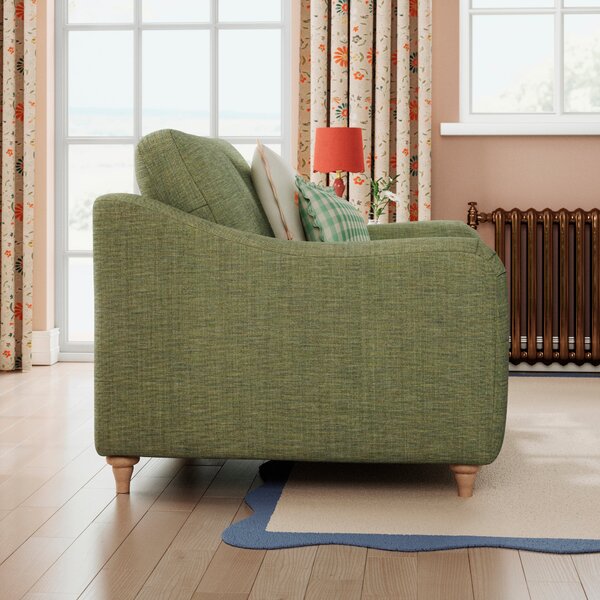 Hattie Slub Faux Linen Snuggle Sofa