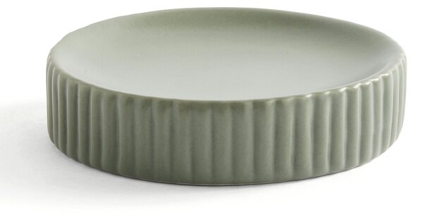 Ceramic Ribbed Soap Dish