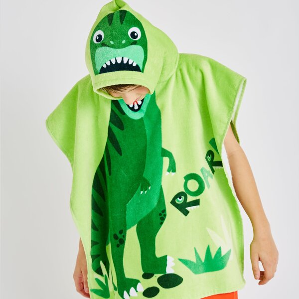 Dinosaur Poncho Towel