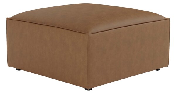 Modular Arne Faux Leather Footstool