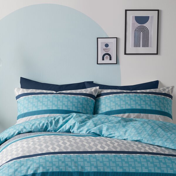 Fusion Nico Duvet Cover and Pillowcase Set