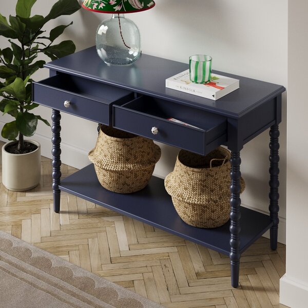 Pippin Console Table, Navy