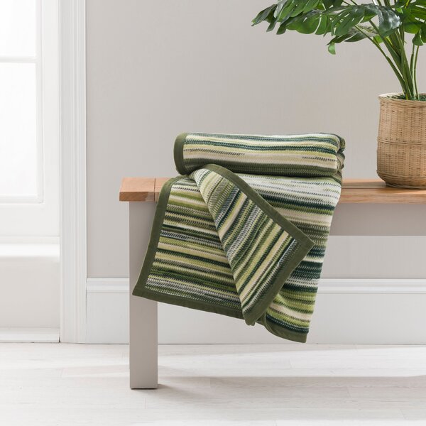 Supersoft Reva Stripe Cotton Blanket