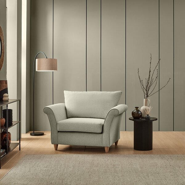 Dixie Armchair, Soft Texture Fabric