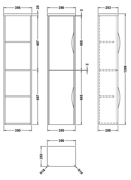 Parade Tall Storage Unit