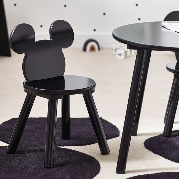 Mickey Mouse Black Table and Chair Set