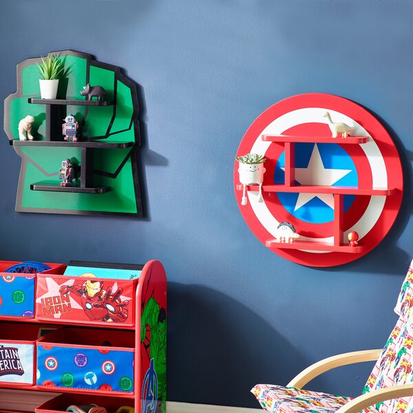 Marvel Captain America Wall Shelves