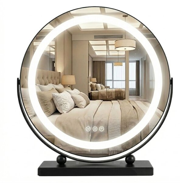 Mirror LED MAKE-UP Black 40 cm