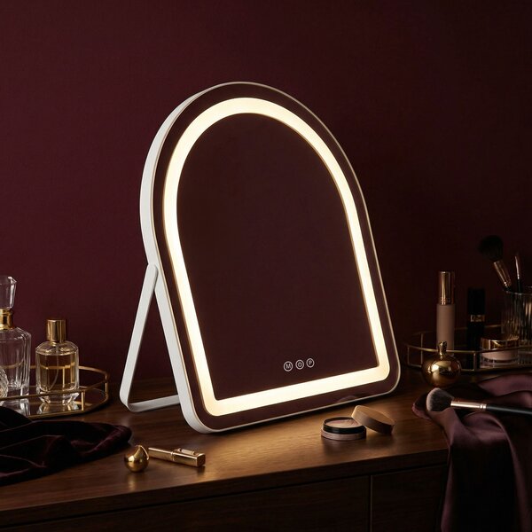 Mirror LED GLAM White 40x45cm