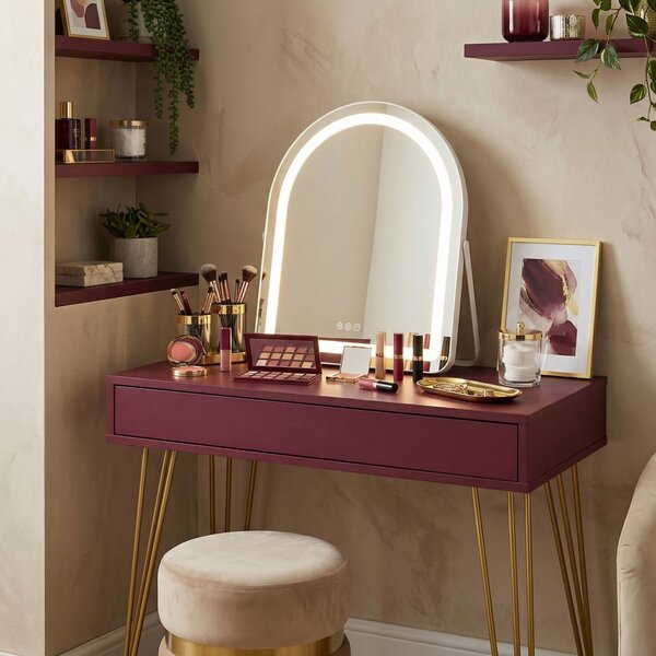 Mirror LED GLAM White 40x45cm