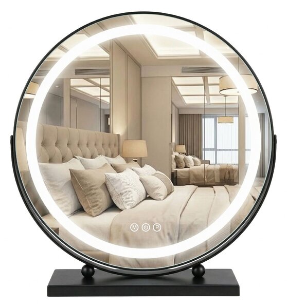 Mirror LED MAKE-UP Black 40 cm