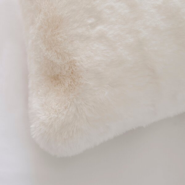 Dorma Purity Faux Fur Boudoir Cushion