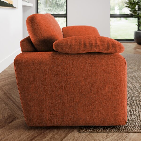 Magnus Vintage Soft Chenille Snuggle Sofa