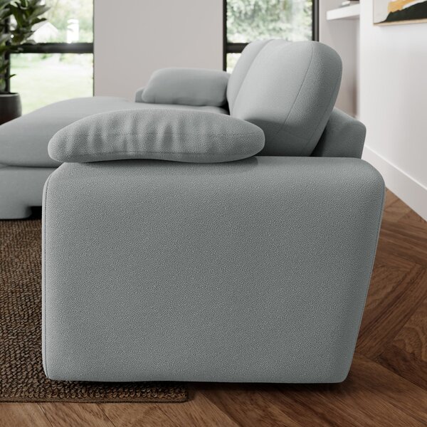 Magnus Cosy Weave Corner Chaise Sofa