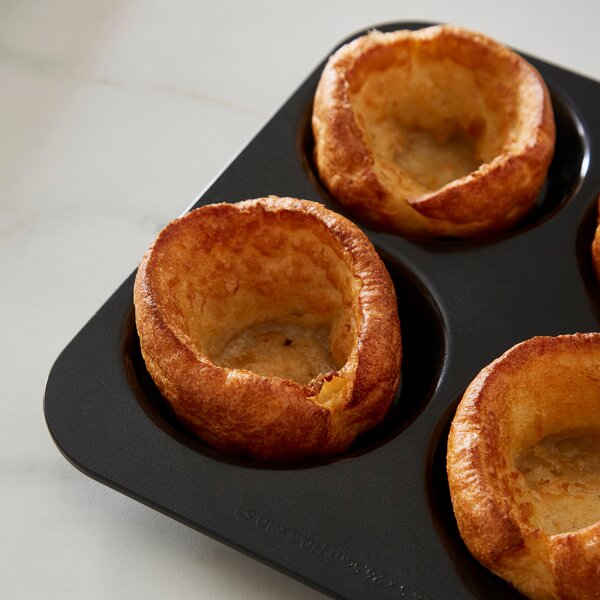 Heavy Gauge Non-stick Yorkshire Pud Tray, 4 cup