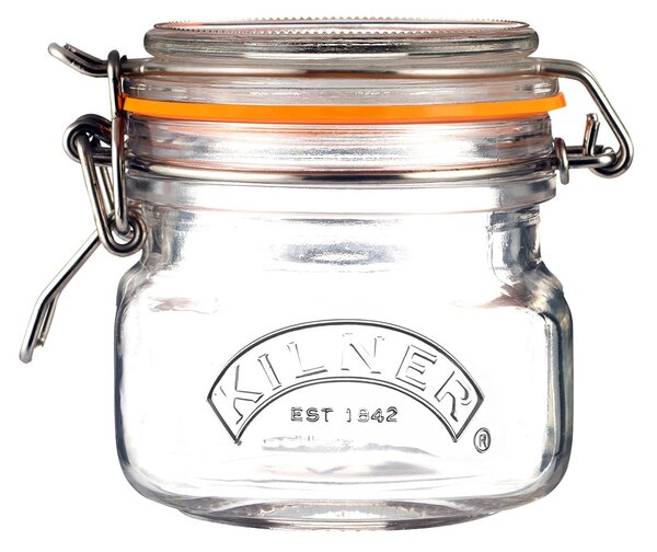 Kilner Clip Lock 250ml Square Jar